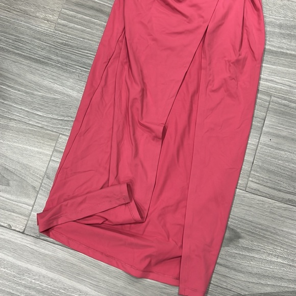 Susana Monaco  Wrap Front Slit Dress - Picture 5 of 9